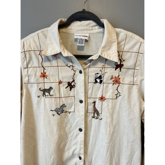 Vintage Embroidered Button Down - Picture 2 of 5